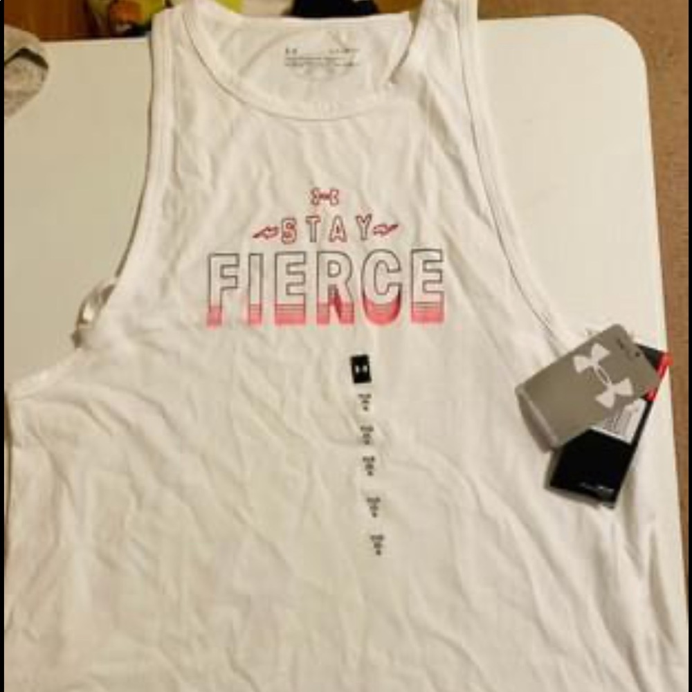 Under Armor Girls Youth Large Tank Top